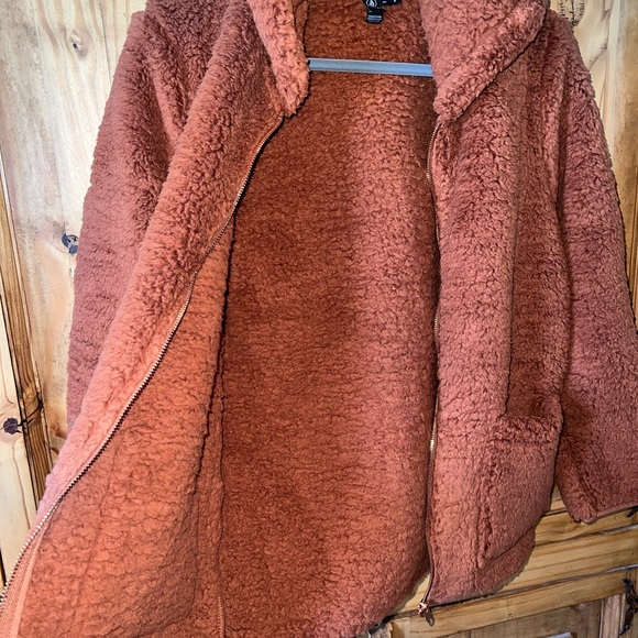 Volcom Dark Clay Lived in Lounge Phuz Up Teddy 
Jacket. Size XS. New wit… - Picture 7 of 8
